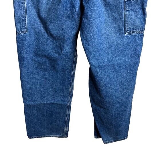 Vintage Carhartt Double Knee Dungaree Denim Jeans 32X32 - Picture 6 of 7